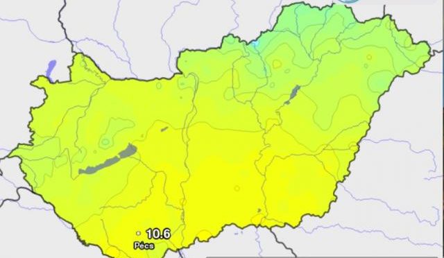 Új hőmérsékleti rekord született (2020.03.03.)