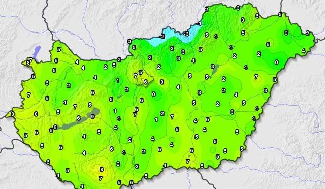 Új országos minimum-hőmérsékleti rekord (2020.05.22.)