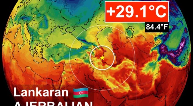 Minden idők legmagasabb decemberi hőmérséklete Azerbajdzsánban