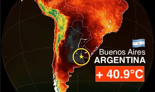 Hatalmas a hőség Argentínában, és ez még csak a kezdet (2022.01.11.)